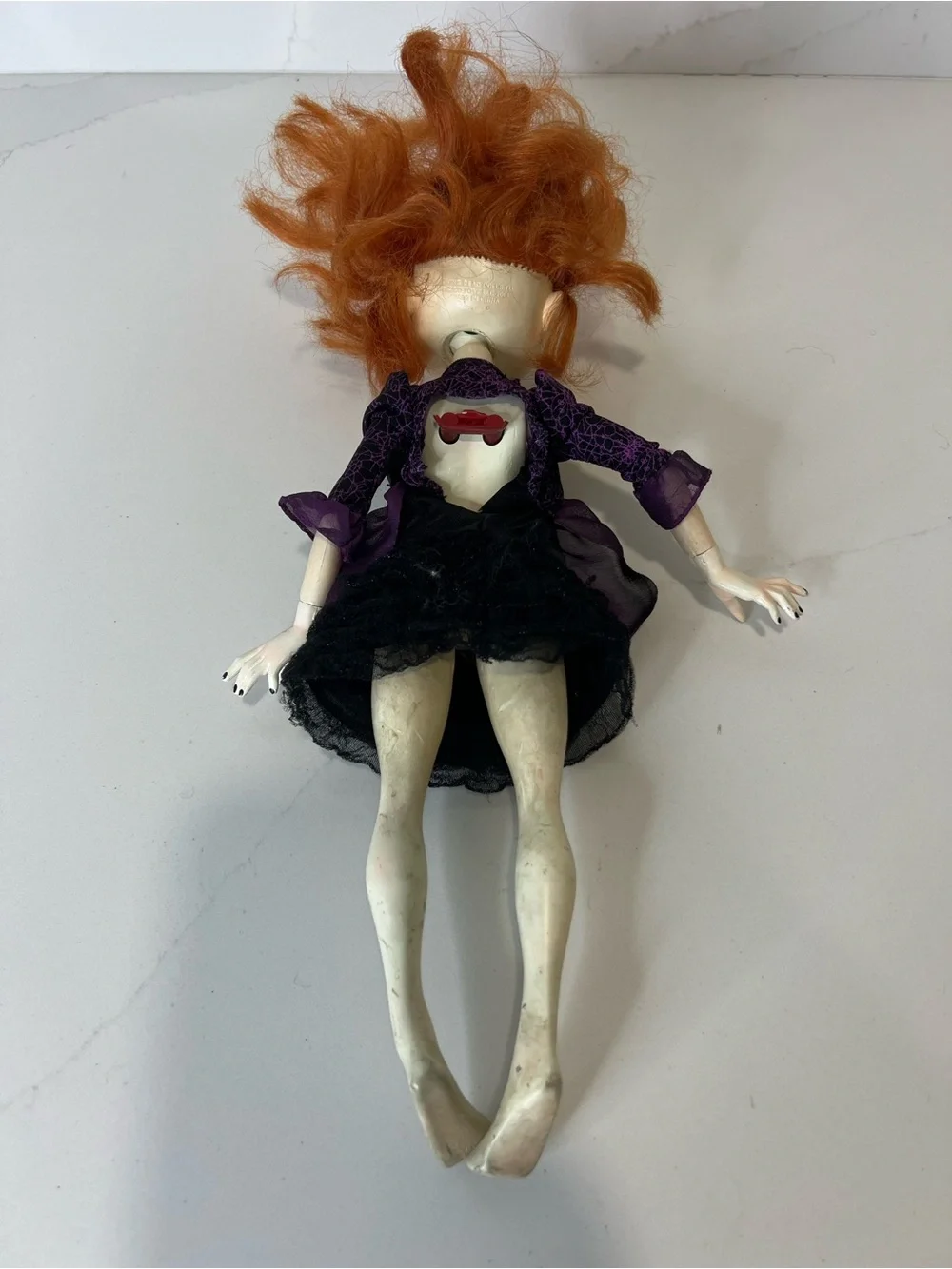Living Dead Dolls Vintage 2004 Spooky Purple Witch Doll - Halloween